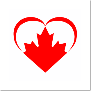 Canada Heart 2018 Red 2 Posters and Art
